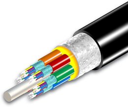 Lightwin LWL-Außenkabel A-DQ (ZN) B2Y, Singlemode 9/125µm, 144 Fasern