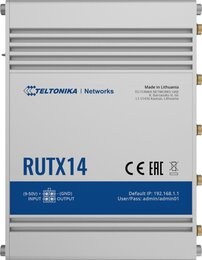 Teltonika LTE Cat12 Dual LTE Modul + SIM Router,  5x 1Gbit, Wave2 802.11ac, GPS, BT LE