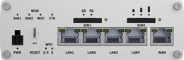 Teltonika LTE Cat12 Dual LTE Modul + SIM Router,  5x 1Gbit, Wave2 802.11ac, GPS, BT LE