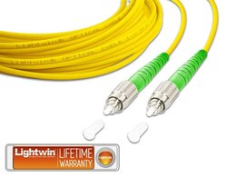 Lightwin High Quality Simplex LWL Patchkabel, SM, FC/APC - FC/APC