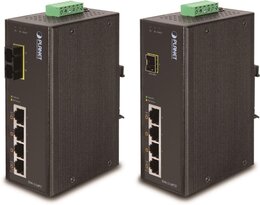 PLANET 4Port 10/100Mbps PoE + 1-Port Fiber(SFP) Industrial Switch