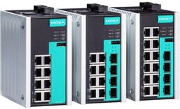 Moxa EDS-508E/512E Serie, Full Gigabit managed Ethernet Switche