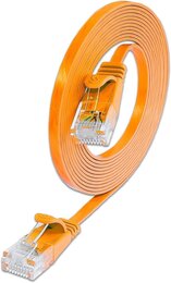 SLIM KAT6 Slimpatchkabel, U/UTP, flach, orange