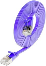 SLIM KAT6 Slimpatchkabel, U/FTP, flach, violett