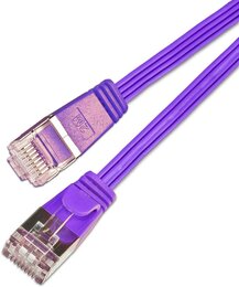 SLIM KAT6 Slimpatchkabel, U/FTP, flach, violett