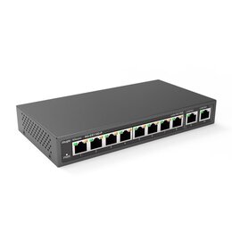 Reyee Reyee 8-Port 10/100Mbps, 2x 1Gbit unmanaged Desktop Switch, PoE, 110W