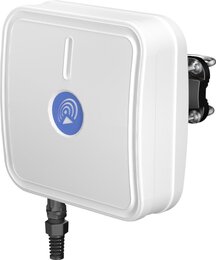 QuWireless QuMax für TRB140, IP67 Outdoor Gehäuse mit LTE Richt-Antenne