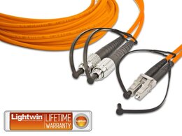 Lightwin High Quality Duplex LWL Patchkabel, MM OM2, FC - LC 