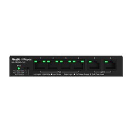 Reyee Reyee 6-Port 10/100Mbps unmanaged Desktop Switch, PoE, 54W