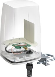 QuWireless QuSpot für TRB140 ohne Gehäuse, IP67 Outdoor Gehäuse mit LTE Omni-Antenne
