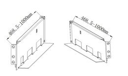 Wirewin R-Serie USV-Rack-Schiene mit 4 Pfosten