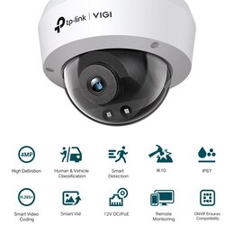 TP-Link VIGI 4MP IR Dome Netzerk Kamera