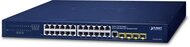 24-Port Layer 2 Managed Gigabit Switch mit 4x SFP, redundant Power optional 