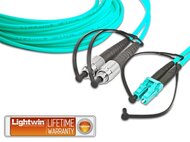 High Quality Duplex LWL Patchkabel, MM OM3, FC - LC 
