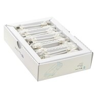 KAT6A 10 Gigabit Lightpatchkabel, 0,1m, U/FTP, Ø 3,8mm, weiss, 50-Pack