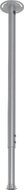 DS-1667ZJ-P - Halterung für hängende Deckenmontage, Ø 200 x 1500-2500 mm