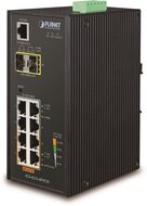 Industrial 8-Port Gbit PoE(at) + 2Port SFP Switch