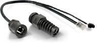 QuRJ45-PL, Outdoor IP68 RJ45-Buchsen-Adapter mit PoE-Splitter