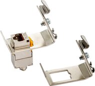 Hutschienenadapter für Montage eines Keystone Jacks, Metall