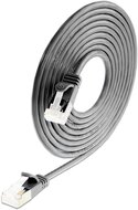 KAT6A 10 Gigabit Lightpatchkabel rund, U/FTP, Ø 3,8mm, schwarz 