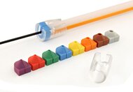 Geteilte Einzelzugabdichtung für versch. Kabeldurchmesser, für 10mm Rohre 
