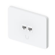 Universelle, lackierbare Keystone-Wandplatte, 2 Port, horizontal, 4er-Pack