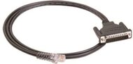 8pin RJ45 to male DB25 connection cable, 150cm, for