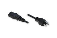 Stromkabel, US, Type P Stecker auf C13 Stecker