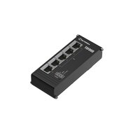 TSF000 - IP30 Industrie 5-Port 100 Mbit unmanaged Flat-PoE+ Switch,-40°C - +75°C