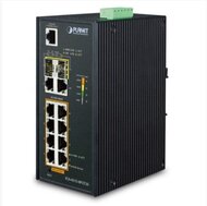 Industrial 8-Port Gbit PoE(at) + 2-Port Gbit + 2-Port SFP Switch