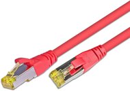 KAT6A HQ Patchkabel, S/FTP, LSOH, Lifetime Warranty, rot 
