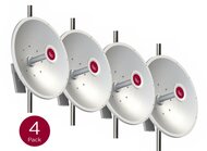 mANT 30 dBi 5 GHz Parabolantenne mit Standardhalterung, 4-Pack