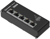 IP30 Industrie 5-Port 100 Mbit unmanaged Flat-Switch, -40°C - +75°C