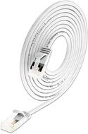 KAT6A 10 Gigabit Lightpatchkabel rund, U/FTP, Ø 3,8mm, weiss 