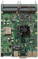 RB800 mit MPC8544 800MHz CPU, 256MB RAM, 3xGbit, 4x miniPCI, 1x miniPCIe