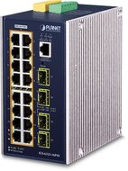 Industrial L3 16-Port 1Gbit TP 802.3at PoE + 4Port SFP Switch
