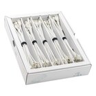 KAT6A 10 Gigabit Lightpatchkabel, 0,15m, U/FTP, Ø 3,8mm, weiss, 50-Pack