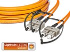 High Quality Flat-Duplex LWL Patchkabel, MM OM2, SC - SC