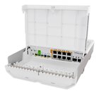 netPower Lite 8P - Outdoor Reverse PoE switch mit Gigabit Ethernet und 10G SFP+