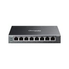 Omada 8-Port-Gigabit-Easy-Managed-Switch mit 8-Port-PoE+