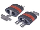 Silikon Kalteinführung für 2 Kabel (12-20mm), oval