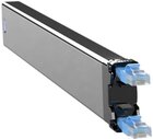 PATCHBOX® 365 Kassette mit KAT6 STP Slim-Patchkabel, 0,8 m, blau
