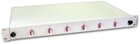 LWL Spleissbox, 12 Fasern, 6x DLC Multimode, 50/125µm OM4 Pigtail