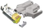 RJ45 KAT6A TM31 Stecker inkl. Knickschutztülle, grau, 50-Pack
