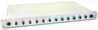 LWL Spleissbox, 12 Fasern, 12x SC Multimode, 50/125µm OM3 Pigtail