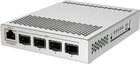 CRS305-1G-4S+IN Desktop Switch 1x Gbit, 4x SFP+ 10Gbps