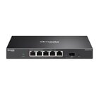 Omada 5-Port 2.5 Gbit Easy-Managed-Switch, 1-Port SFP+, 4-Port-PoE++