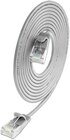 KAT6A 10 Gigabit Lightpatchkabel rund, U/UTP, Ø 3,6 mm, grau