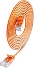 KAT6A 10 Gigabit Lightpatchkabel rund, U/UTP, Ø 3,6 mm, orange
