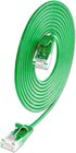 KAT6A 10 Gigabit Lightpatchkabel rund, U/UTP, Ø 3,6 mm, grün